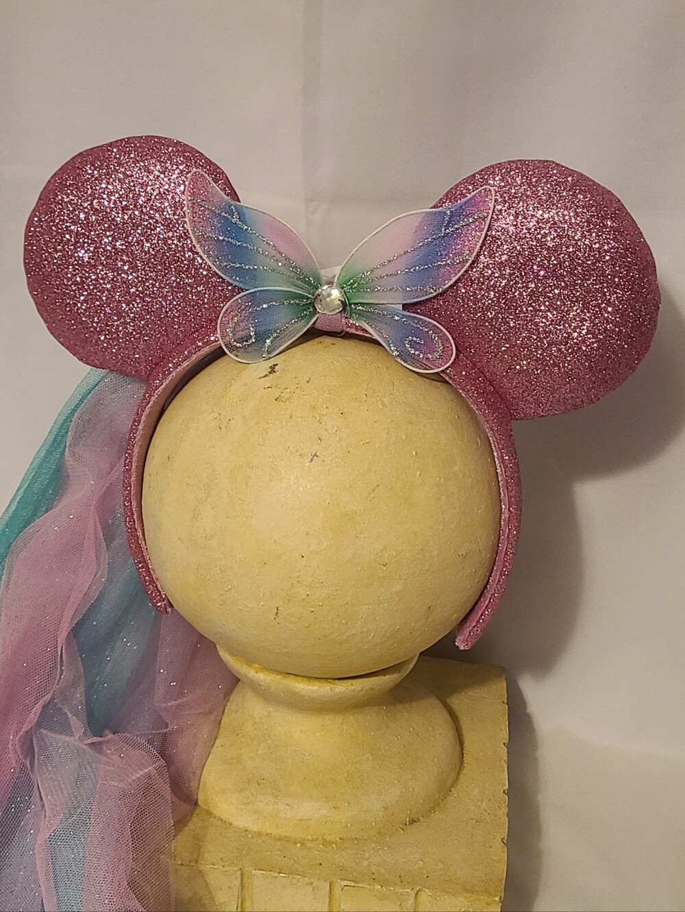 Disney Mickey Ears Butterfly Colorful With Veil - Picture 3 of 7